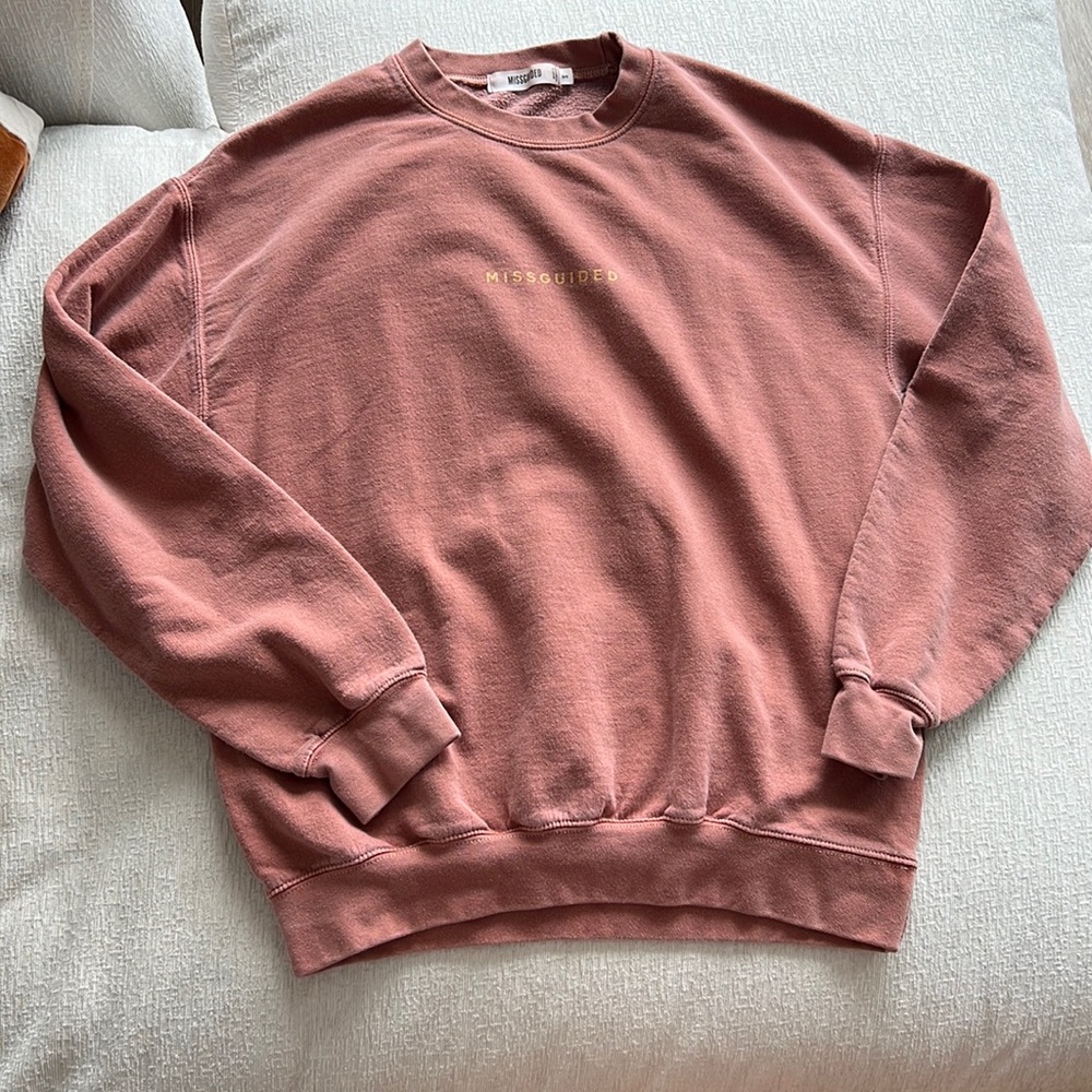 Misguided crew neck